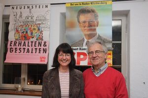 Kreisvorsitzende Caroline Vermeulen ehrt Herbert Kümmerle